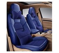 Funda Cuero Para Asiento Coche Personalizada Para Citroen Para C-elysee Para C-triomph C2 C3-xr C4 C5 C6 Para C4-aircross Para Picasso Ds5 Ds6 Ds 5ls Protectoras Asiento(Azul,Luxury)