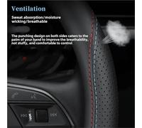 Funda Cuero para Volante Coche Original para BMW Serie 3/5 X1 X2 X3 X4 X5 X6 X7 320Li 525Li Accesorios(Type A)