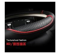 Funda Cuero Sintético para Volante De Coche 38 Cm 15" para Fiat para Tipo para Fullback para Strada para Toro Cubierta Volante Coche(White D)