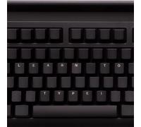 [Funda de 15 unidades] Teclado para aprender a escribir | Teclado 2.0 Keymaster Show/Hide con retroiluminación Shine Through Key Caps | Teclado mecánico con teclas en blanco o visibles | Teclado con