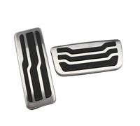 Funda de acero inoxidable para pedales de coche para Ford Everest para Ranger 2016-2023, accesorios para pedales de freno de combustible de gas, accesorios para interior de coche (estilo 2)