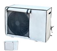 Funda de aire acondicionado para exteriores, tela Oxford 600D, malla transpirable, resistente al sol, cubierta de unidad de aire acondicionado con diseño de cobertura completa (96 x 40 x 70 cm)