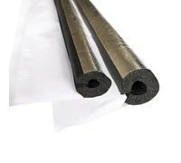 Funda de Aislamiento Anticongelante para Tuberías, Aislante tubo aire Acondicionado, tubo Espuma, Cubierta Protectora de Esponja para Tuberías de agua para Tuberías de agua al aire Libre(1.9*0.9cm)