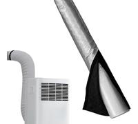 Funda de aislamiento para manguera de escape de aire acondicionado | Cubierta de protección térmica para mangueras, cubierta a prueba de polvo para conductos y tubos de evacuación de casa oficina