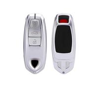 Funda de aleación de aluminio para llave de coche Lamborghini URUS 2018-2021(Silver)
