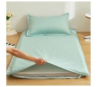 Funda De Algodón For Futón De Suelo, Funda Japonesa con Cremallera For Tamaños Individual, Matrimonial Y Queen, For Colchón De Suelo Japonés Tradicional, Tatami, Lavable(Cyan,100x200cm/39x79in)