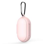 Funda de Almacenamiento de Auriculares Funda de Transporte Suave Earbuds para Samsung Galaxy Buds (Buds+) con Gancho Anti-pérdida Herramientas Silicona Funda Completa Protectora Accesorios (Pink)