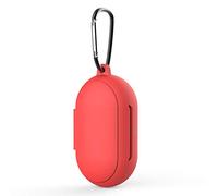 Funda de Almacenamiento de Auriculares Funda de Transporte Suave Earbuds para Samsung Galaxy Buds (Buds+) con Gancho Anti-pérdida Herramientas Silicona Funda Completa Protectora Accesorios (Red)