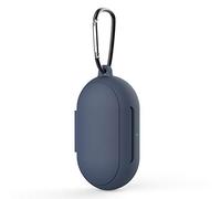 Funda de almacenamiento de auriculares Funda de transporte suave Earbuds Para Samsung Galaxy Buds (Buds+) Con Gancho Anti-pérdida Herramientas Silicona Funda Completa Protectora Accesorios (dark blue)