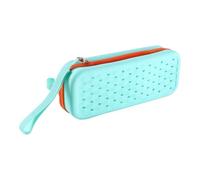 Funda de almacenamiento genérica, resistente al agua, 7,68 x 2,95 x 1,97 pulgadas, capacidad organizador, bolsa con cremallera, Earplugs Storage, drenaje Holes for Scuba and Snorkeling Gear