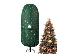 Funda de almacenamiento para árbol de Navidad, resistente al polvo, 420D | Almacenamiento verde para árbol de Navidad para el hogar, ático, armario, cobertizo, garaje, sótano, fiesta de vacaciones
