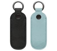 Funda de almacenamiento para disco duro, 10 unidades, funda de piel para unidad flash USB con soporte para llavero, bolsa protectora