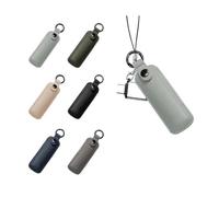 Funda de almacenamiento para disco duro, 18 unidades, piel sintética, protección USB, con soporte para llavero