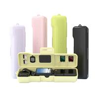 Funda de almacenamiento para DJI Osmo Pocket 4/3 con correa de muñeca, funda protectora resistente a los golpes, compatible con filtros y accesorios, Black, Funda de almacenamiento para DJI Osmo