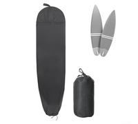 Funda de almacenamiento para tabla de surf, impermeable de poliéster 210D acolchada, calcetín con protector de nariz para tabla de surf corta, funboard, longboard (200 x 50 cm)