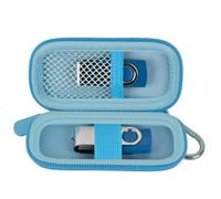 Funda de almacenamiento USB compatible con SanDisk/para Samsung/para unidad flash PNY, 16/32/128 GB, color azul claro