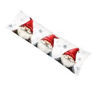 Funda de Almohada 120 cm Rojo Protector Almohada 40x120cm Suave Terciopelo Funda Cojin, Víspera de Todos los Santos Pillowcase, Cierre de Cremallera Lateral Cushion Covers para Dormir de Lado bz-853