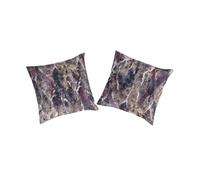 Funda de almohada (2) hazar violeta/beige 65x65(2) cm