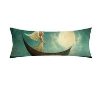 Funda de Almohada 35 x 105 cm verde Suave Terciopelo Cojines Sofa con Cremallera Invisible Funda Almohada chica Impresión a Doble Cara Fundas Cojín para Almohadas y Cojines, Decoracion Hogar 0E-613