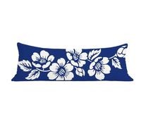 Funda de Almohada 40 x 120 cm Marina de Guerra Protector Almohada 120 cm con Cremallera Invisible, Terciopelo Suave Pillow Case Antiguo Impresión a Doble Cara para Cama, Sofá y Dormitorio dg-535