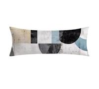Funda de Almohada 40 x 120 cm Retro Terciopelo Cojines Sofa con Cremallera Invisible Funda Almohada abstracto Impresión a Doble Cara Fundas Cojín para Almohadas y Cojines, Decoracion Hogar 0E-259