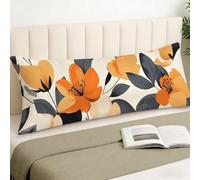 Funda de Almohada 40x120 Terciopelo Flor Cojines Simple Protector Almohada 90 y 180, Cubierta Rectangular de Cuerpo Fundas de Lujo Suave Transpirables Cojin Impermeable Largo Ropa de Cama 1 Ud, Cod999