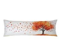 Funda De Almohada 40x145cm Rosa Funda Almohada Cojines Decorativos Azul Pillow Case Lino Fácil De Lavar Suave Y Cómoda Impresión a Doble Cara Elegir Adecuado para Casa U Hotel T76