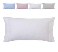 Funda de Almohada Bocas Abiertas - Poli Algodón 50/50-144 Hilos 115 Gramos Color Azul Talla Almohada 150 cm - Dhestia Home
