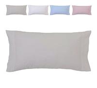 Funda de Almohada Bocas Abiertas - Poli Algodón 50/50-144 Hilos 115 Gramos Color Gris Talla Almohada 150 cm - Dhestia Home