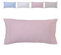 Funda de Almohada Bocas Abiertas - Poli Algodón 50/50-144 Hilos 115 Gramos Color Rosa Talla Almohada 105 cm - Dhestia Home