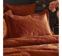 Funda de Almohada Bordada de Terciopelo Acolchado Palmeria de Paoletti