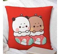 Funda de almohada Bubu y Dudu con oso lindo panda Yier Bubu Brownie Bear funda de almohada para sofá y hogar