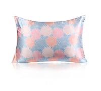 Funda de Almohada, Cabello con Cierre Oculto de Color terso(Chrysanthemum Print,50x60cm)