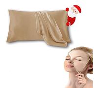Funda de almohada con infusión de cobre para líneas finas/reducción de arrugas y alisado del cabello, hecha de 100 % fibra de óxido de cobre, belleza natural y medio ambiente limpio,