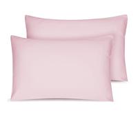 Funda de almohada de algodón suave para bebé de 14 x 20, funda de almohada de viaje (paquete de 2), Rosado