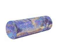 Funda de almohada de cuello largo con diseño de plantas retro, color morado, 17 unidades redondas, almohada cilíndrica, almohada de apoyo lumbar, almohada para dormir