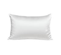 Funda de almohada de pura seda de morera de 22 momme tamaño 50x70 cm, blanca