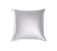 Funda de almohada de pura seda de morera de 22 momme tamaño 65x65 cm, blanca