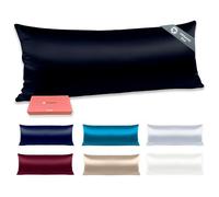 Funda de Almohada de Seda 135 x 45 cm Seda 6A Mulberry de 22 Momme. Termorreguladora, hipoalergénica, cuida de tu Piel y tu Cabello. Certificada Oeko-Tex y Gots. Elige Entre 7 Colores.