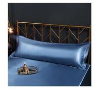Funda de Almohada de Seda 48x120cm /48x150cm Funda de Almohada de satén King Queen Funda de Almohada Suave(12,A 48X120cm)