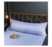 Funda de Almohada de Seda 48x120cm /48x150cm Funda de Almohada de satén King Queen Funda de Almohada Suave(09,A 48X120cm)