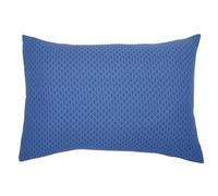 Funda de Almohada Estampada de bambú, Camille, 50 x 70 cm, Origin, Azul Marino