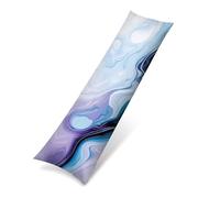 Funda de Almohada Larga 40x120 cm, Terciopelo Funda para Almohada de Cuerpo Ultra Suave para Dormir de Lado, Fundas de Cojín Decorativa con Cremallera Invisible Extra Larga, sueño fumar 0J-683