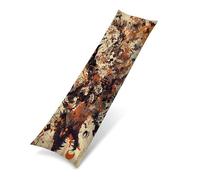 Funda de Almohada Larga 40x120 cm, Terciopelo Funda para Almohada de Cuerpo Ultra Suave para Dormir de Lado, Fundas de Cojín Decorativa con Cremallera Invisible Extra Larga, historietas bruja 0J-662