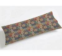 Funda de Almohada Larga 50 x 150 cm Mandala, Grande Funda de Cojín Lino con Cremallera Invisible, Almohada Travesaño Cubierta Embarazadas Dormir, Antideslizante & Duradero Funda Cojin Bohemia K8-54