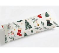 Funda de Almohada Larga 50 x 150 cm Verde, Grande Funda de Cojín Terciopelo con Cremallera Invisible, Almohada Travesaño Cubierta Embarazadas Dormir, Suave & Duradero Funda Cojin Navidad K8-648