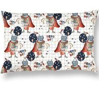 Funda de Almohada para Niños de Tamaño 33x45 en Algodón Oeko-Tex y Gots - Funda de Cojín Suave y Cómoda - Funda Almohada Niño - Ideal para la Habitación del Pequeño - 10 Colores