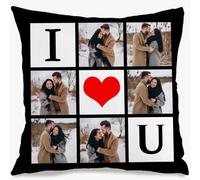 Funda de almohada personalizada con nombre, regalo de almohada personalizada de un lado para mamá, papá, amigos, fundas de cojín personalizadas para sofá, cama