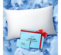Funda de Almohada refrescante con Hielo para Personas Que Duermen con Calor, Fresca al Instante, se Mantiene fría Toda la Noche, más Suave Que Las Fundas de Almohada de Seda, Fundas de Almohada con