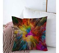Funda De Almohada Serie Explosión De Niebla De Color Arreglo Representación Vibrante Pintura Mística sobre Texturas Abstractas Funda Almohadas Modern Almohada Caso 45X45 CM